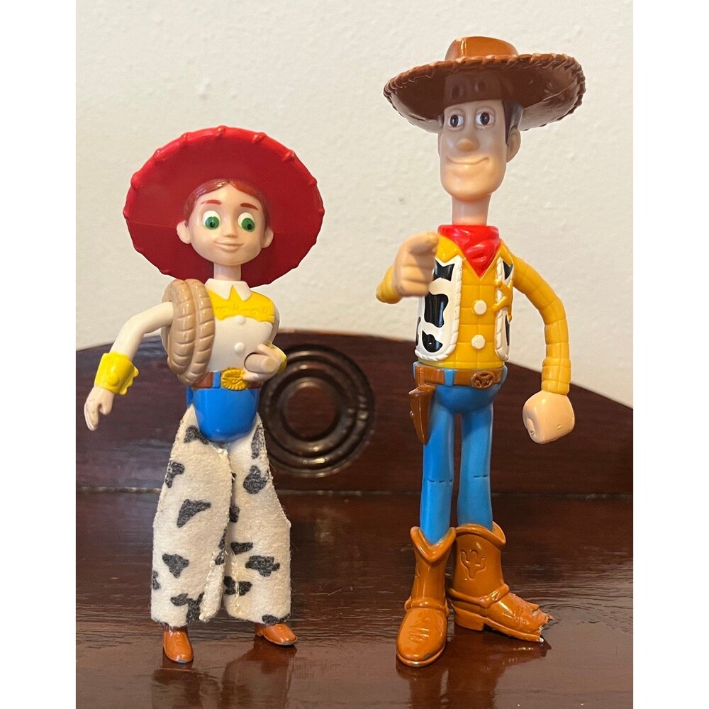 Disney Pixar Toy Story McDonald’s 2023 Woody & Jessie Happy Meal Toys Lot